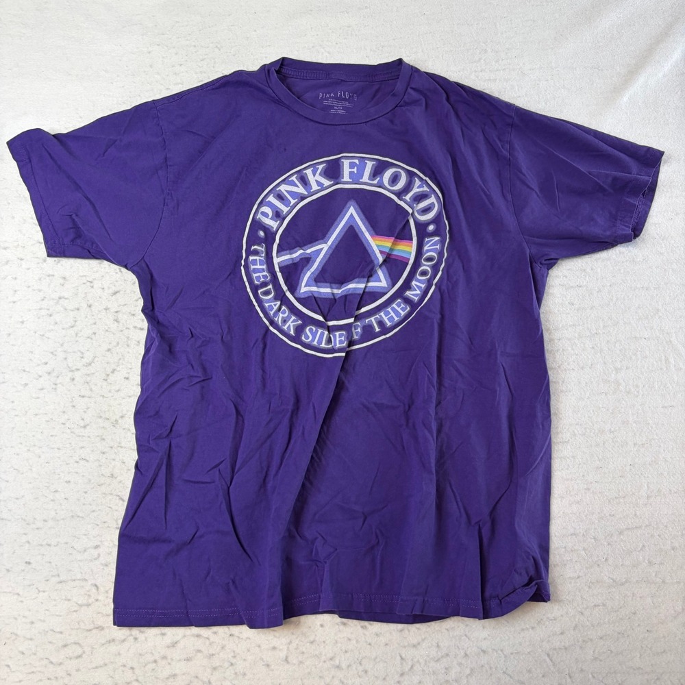 Pink Floyd T-Shirt Mens XL Purple Dark Side of the Moon Graphic Tee